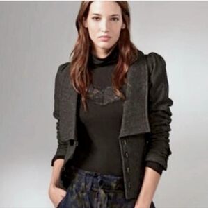 Free‎ People Puff Sleeve Tweed Jacket…